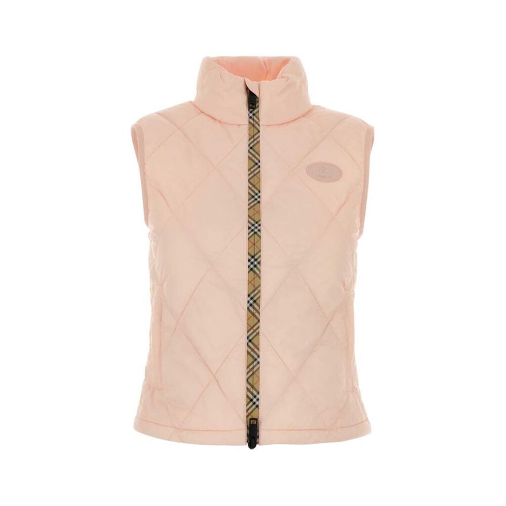 Burberry Women Light Pink Nylon Sleeveless Jacket